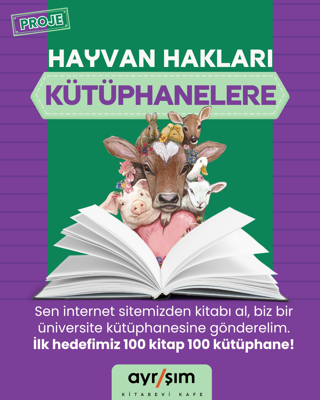 “İnsan Neden Vegan Olur” – Hayvan Hakları Kütüphanelere Projesi (Kargo Dahil) - Görsel 2